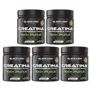 KIT 05 CREATINAS 100% PURA 300G
